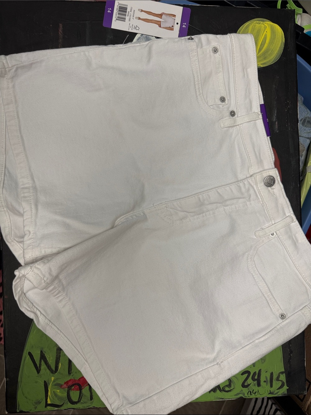 Calvin Klein White Women's Denim Shorts